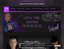 Tablet Screenshot of johnnymalle.net